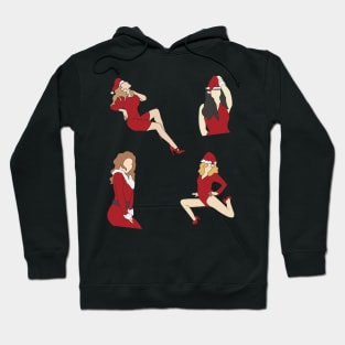 Christmas Queens! Mariah, Kylie, Madonna, Britney Hoodie